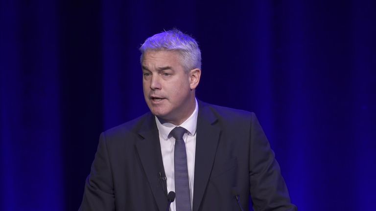 Health secretary Stephen Barclay was speaking at the NHS Providers conference.