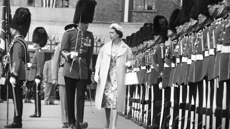 The Queen in Quebec in 1959
