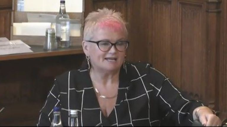 Ms Harris spoke about her experience in a Home Affairs Committee about policing priorities 