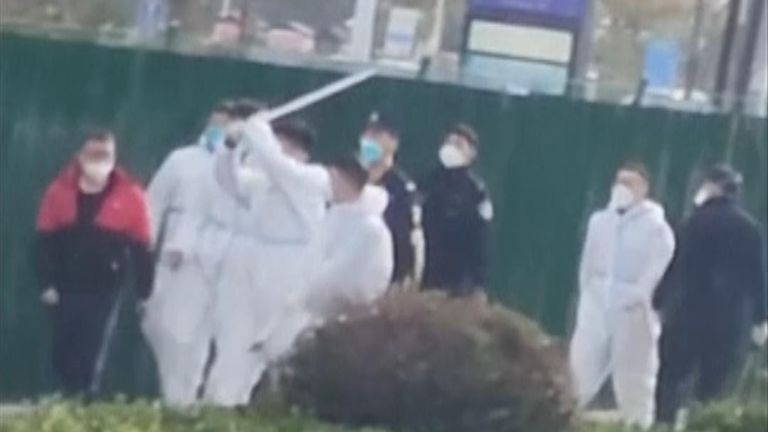 Çin fabrikasında dövülen protestocu işçilerin UGC'si
