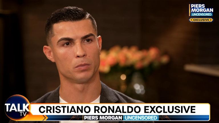 Cristiano Ronaldo tells Piers Morgan has felt &#39;betrayed&#39; by Manchester United in Talk TV interview