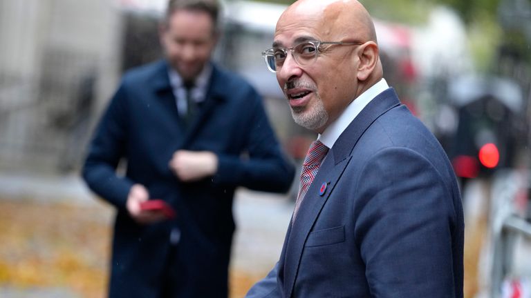  Nadhim Zahawi arrives in Downing Street to attend a cabinet meeting 
PIC:AP
