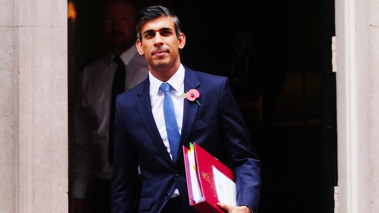 Prime Minister Rishi Sunak departs 10 Downing Street, Westminster, London, to attend Prime Minister&#39;s Questions at the Houses of Parliament. Picture date: Wednesday November 2, 2022.