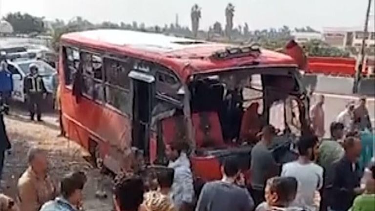 Bus crash in Egypt