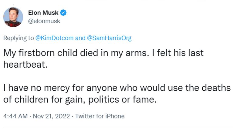 Elon Musk's tweet