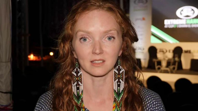 Lily Cole at COP27