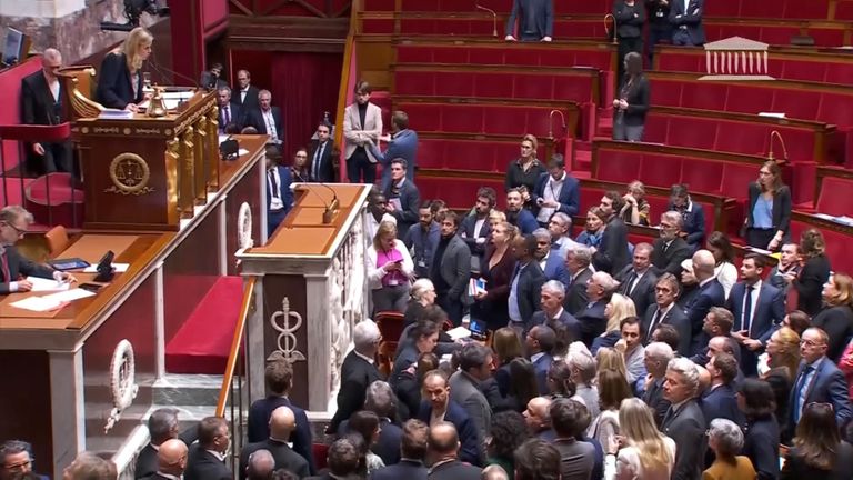 Carlos Martens Bilongo was questioning the French government&#39;s migration policy when another MP shouted "Go back to Africa"