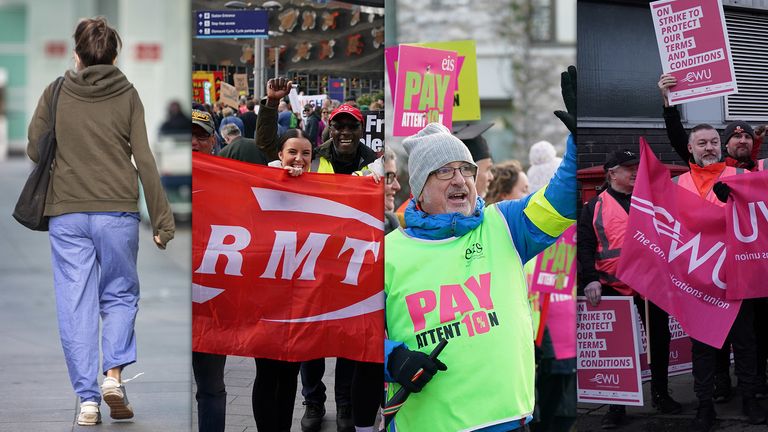 Workers from across several industries are striking this winter