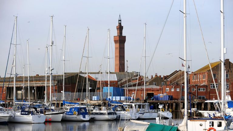 Day Millionaire: Grimsby is the subject of movie again - but this time the town is celebrated, rather than mocked | Ents & Arts | Sky News