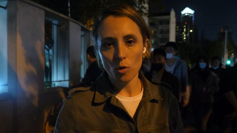 Helen-Ann Smith sees protests on the streets of Shanghai