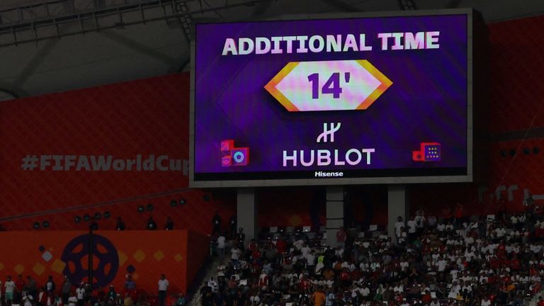 Why is there so much stoppage time at World Cup 2022?