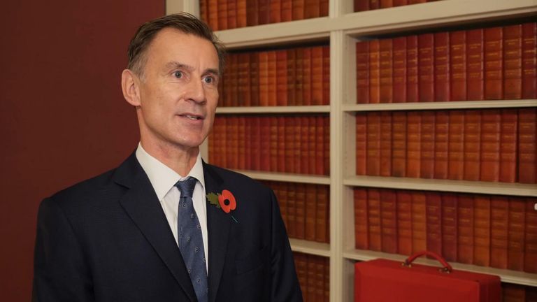 Jeremy Hunt has said he has a "great deal of sympathy" for nurses struggling with the cost of living - but the best way to help them is to bring inflation down. 