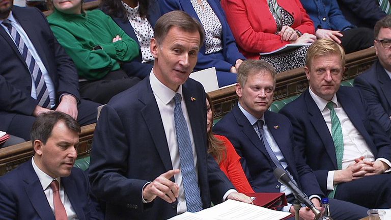 Jeremy Hunt says he has 'no objection to windfall taxes'  so long as they are 'temporary'