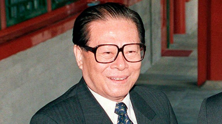 Jiang Zemin. Pic: AP