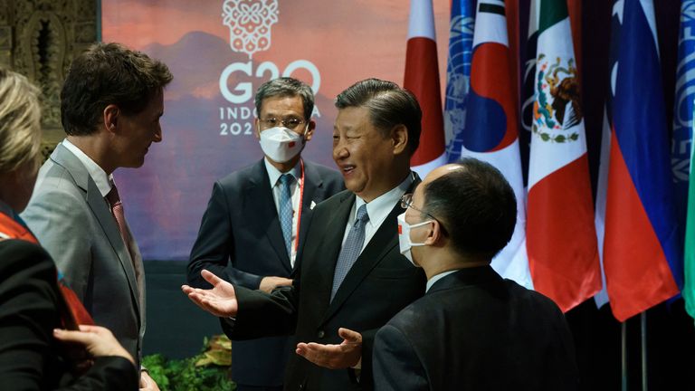 The exchange happened at the G20 summit