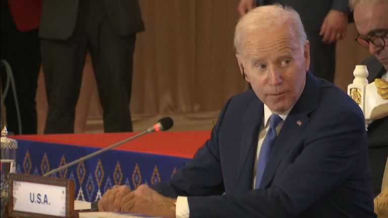 Us President Joe Biden appeared to confuse Cambodia with Colombia during his remarks at a summit in Cambodia. 
