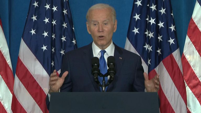 Joe Biden says political violence has no place in America