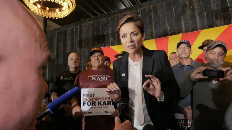 Kari Lake, running for governor of Arizona