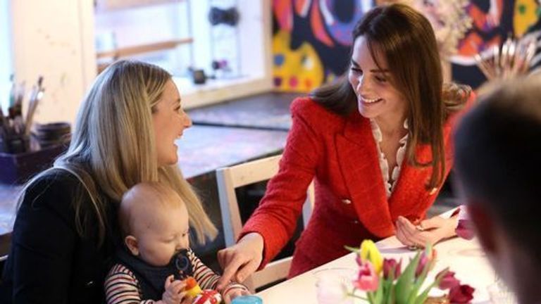 The Princess of Wales at a joint project of the Royal Foundation Centre for Early Childhood in Copenhagen