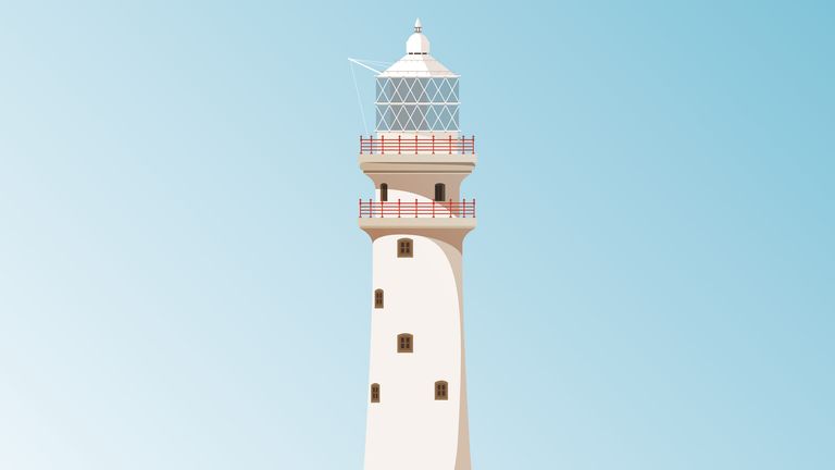  Print by Bert Dufour featuring Fastnet Lighthouse, in County Cork., issued by Bert Dufour.