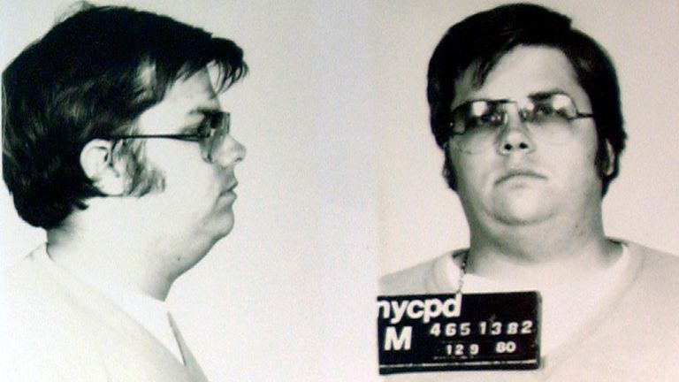 A mug-shot of Mark David Chapman, who shot and killed John Lennon, is displayed on the 25th anniversary of Lennon's death at the NYPD in New York December 8, 2005. Chapman is currently imprisoned at Attica State Prison in New York, serving a 20-year-to-life sentence after pleading guilty to 2nd degree murder. REUTERS/Handout