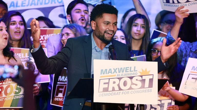 Maxwell Frost. Pic: AP