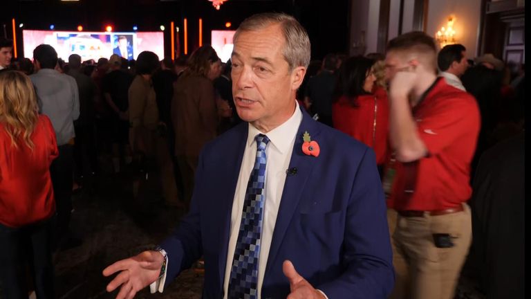 Nigel Farage tips Kari Lake for Donald Trump's running mate
