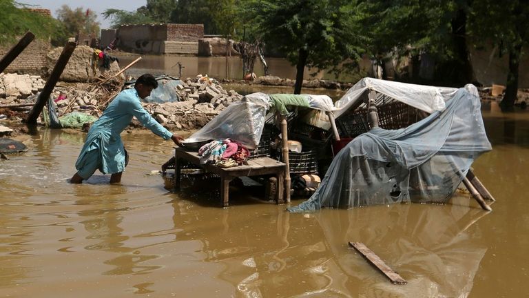 Flooding in Pakistan killed more than 1,700 people and displaced thousands