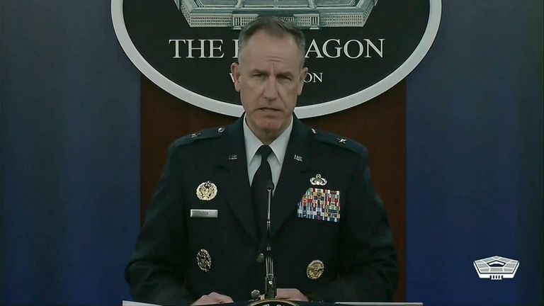 Brig. Gen. Patrick S. Ryder is the Department of Defense Press Secretary, the Pentagon