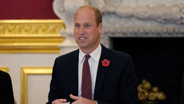 Britain&#39;s Prince William attends a Tusk Conservation symposium at St James&#39;s Palace, London, Britain November 2, 2022.