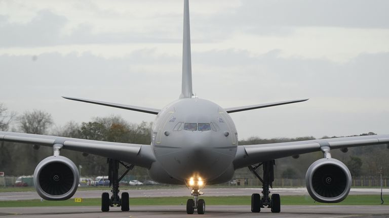 Raf Completes First Uk Flight Using 100 Sustainable Fuel Uk News