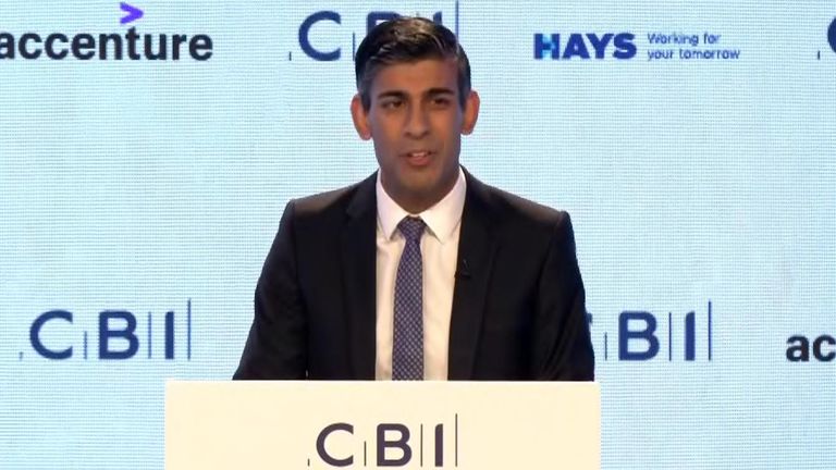 Rishi Sunak tells the CBI Brexit is and will be good for business