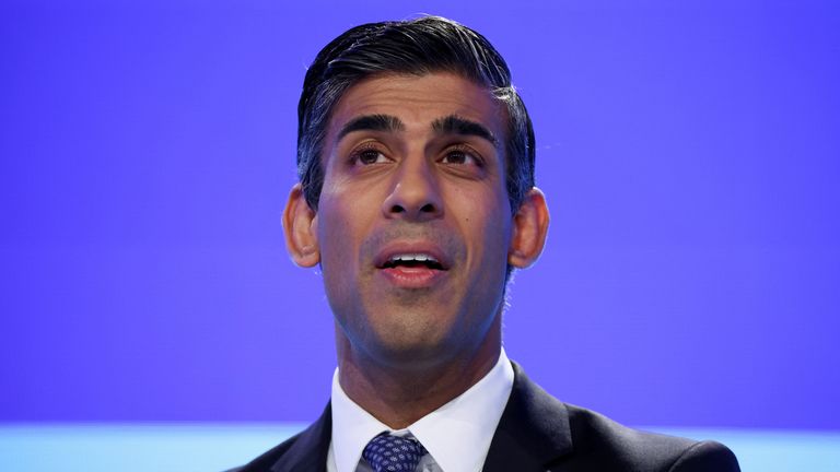  Prime Minister Rishi Sunak speaks during the Confederation of British Industry (CBI) conference in Birmingham 