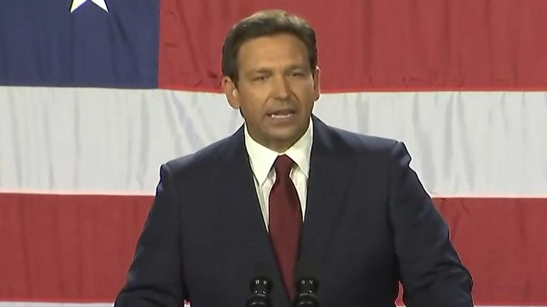 Ron DeSantis remains as governor of Florida, winning by a huge margin