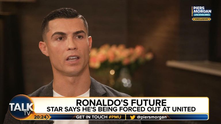 Cristiano Ronaldo discusses if he felt regret over leaving early during Manchester United&#39;s game against Tottenham. The footballer said he felt &#39;provoked&#39; by his coach Erik ten Hag.