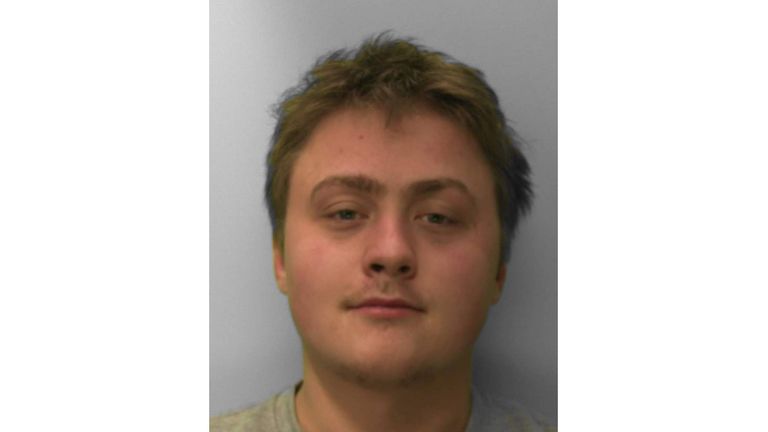 Ryan Selby, 23, struck Oli Paxton without breaking. Pic: Sussex Police