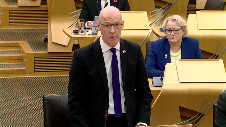 Scotland&#39;s deputy first minister announces £1.2bn of savings in emergency budget review