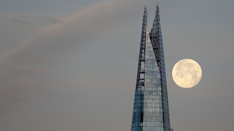 The Shard skyscraper in London. Pic: AP