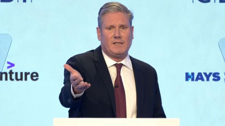 Sir Keir Starmer says the UK economy needs to move away from dependency on migrant workers