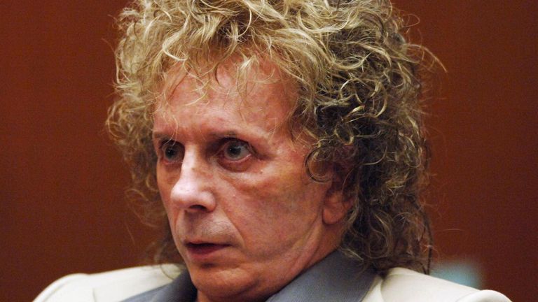 Phil Spector. Pic: Sky UK/Photoshot/Everett Collection