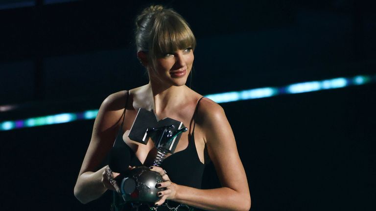 There was one big winner of the night — Taylor Swift — with four MTV EMA Awards