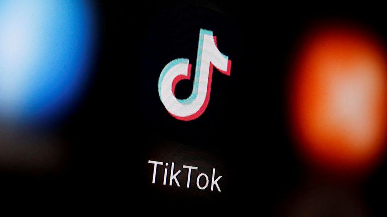FILE PHOTO: In this Jan. 6, 2020 illustration, the TikTok logo is displayed on a smartphone.REUTERS/Dado Ruvic/File Photo