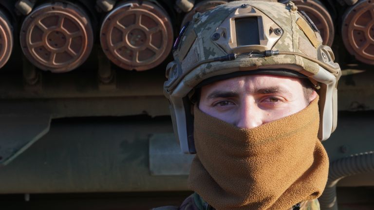 Ukrainian soldier Artur