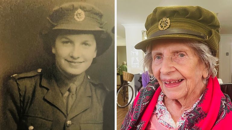 Ms Johnson, now a grandmother of five, was 17 when she joined the Women&#39;s Land Army and transferred to join the Auxiliary Territorial Service as a driver at 18.