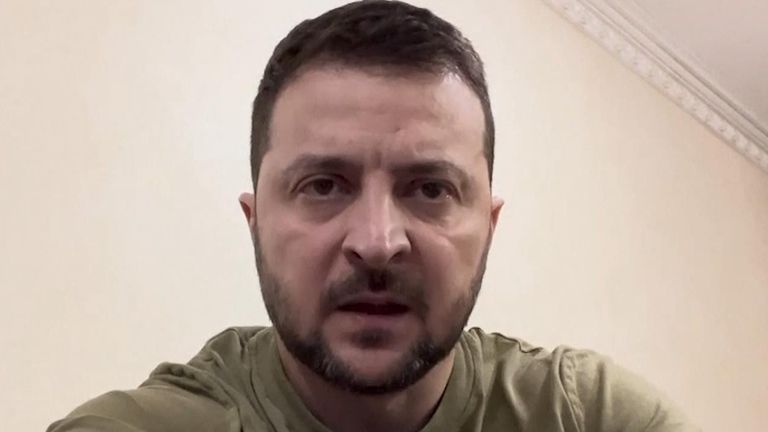 Volodymyr Zelenskyy says Russia is using Iranian military equipment to target energy infrastructure