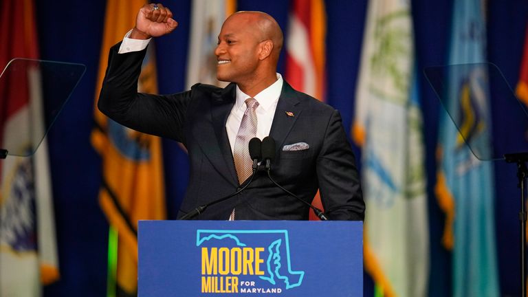 Democrat Wes Moore.  Photo: AP