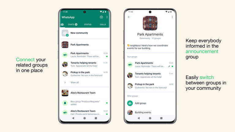 WhatsApp is adding communities - allowing you to link groups together