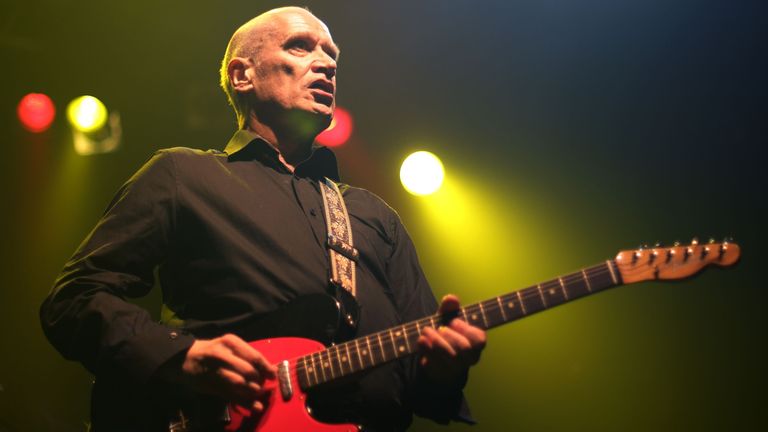 Wilko Johnson performing on stage at Koko in Camden, north London. PRESS ASSOCIATION Photo. Picture date: Sunday 13 October, 2013. Photo credit should read: Yui Mok/PA Wire