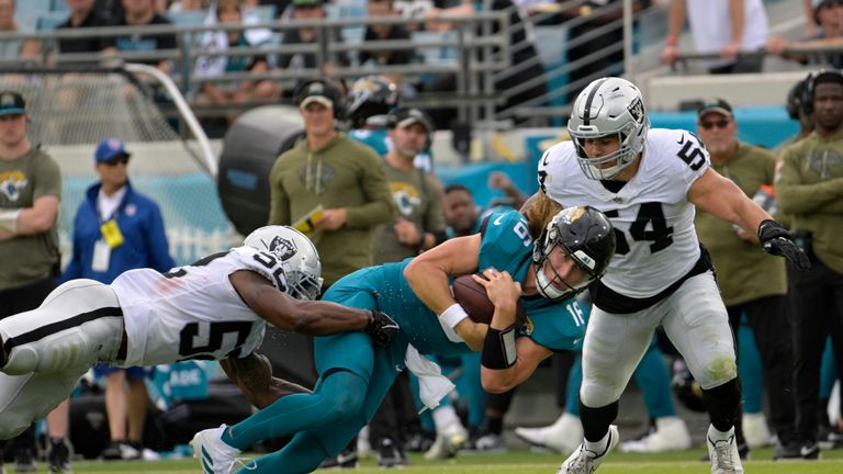 Las Vegas Raiders 20–27 Jacksonville Jaguars| NFL Highlights | Video ...