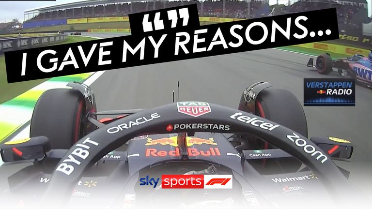 Max Verstappen refuses to let Sergio Perez through |